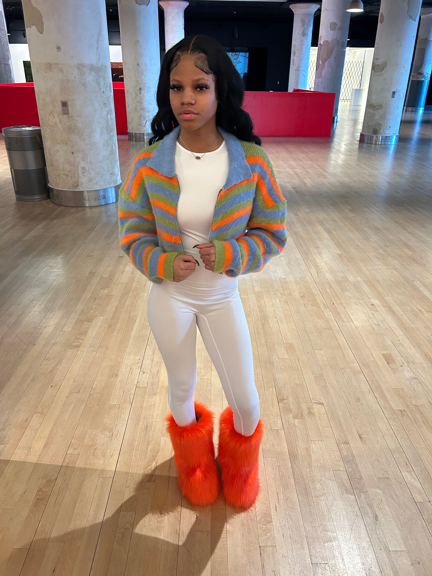 TWOTONED SWEATER