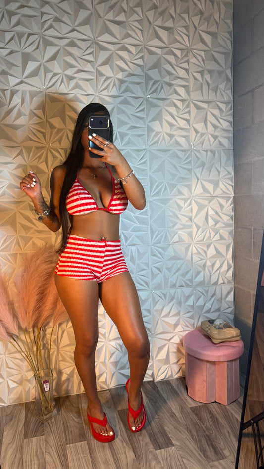 CERRY POP 3PC SWIMSUIT